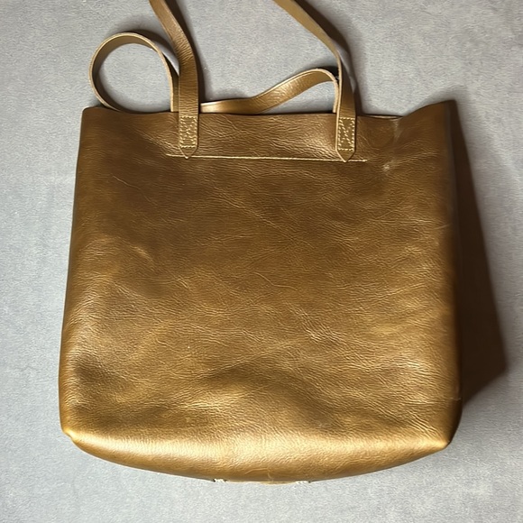NWT Madewell Transport Tote Darkest Olive - Picture 5 of 7